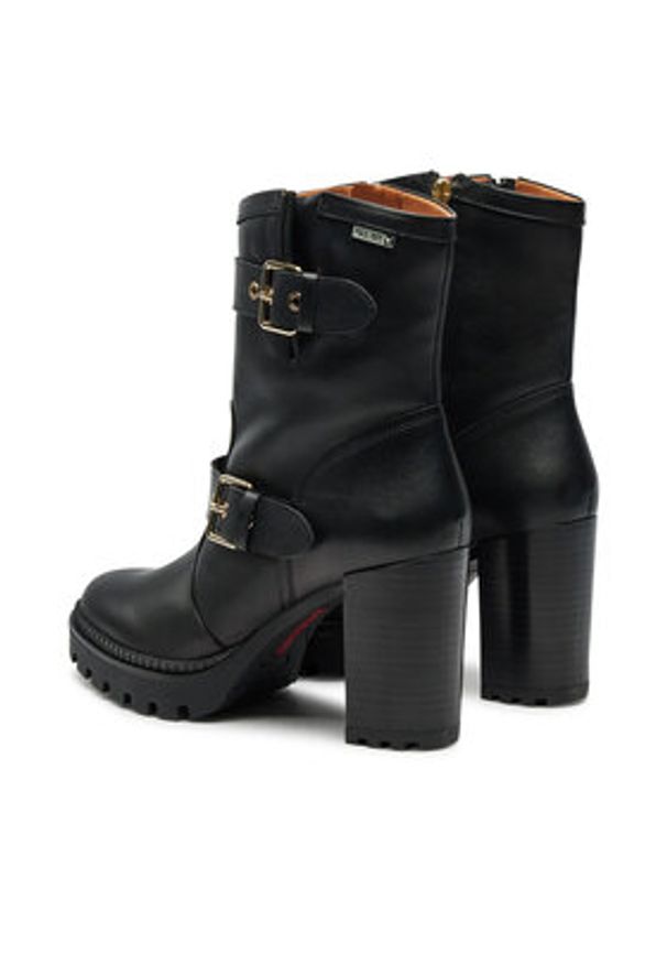Pikolinos Botki W1J-8791 Czarny. Kolor: czarny. Materiał: skóra