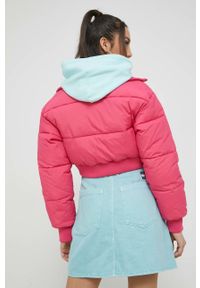 Tommy Jeans kurtka damska kolor różowy zimowa. Kolor: różowy. Materiał: puch, poliamid. Sezon: zima #5
