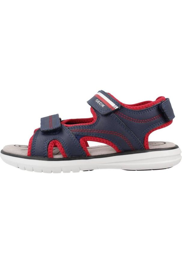 Geox - Sandały GEOX J SANDAL MARATEA BOY Niebieski. Kolor: niebieski. Materiał: tkanina, syntetyk