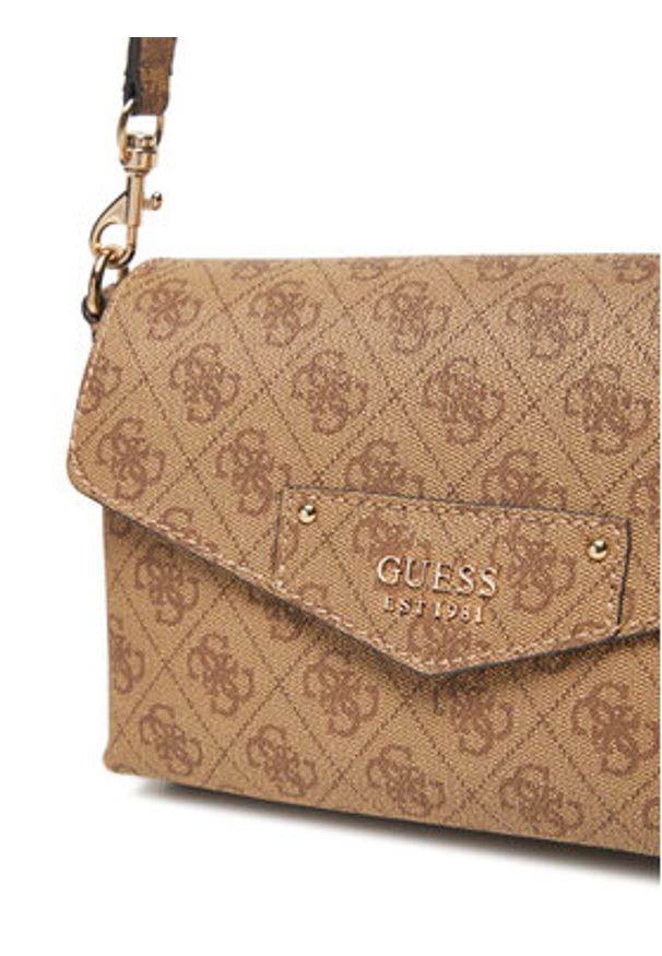 Guess Torebka HWEBG8 39019 Beżowy. Kolor: beżowy. Materiał: skórzane
