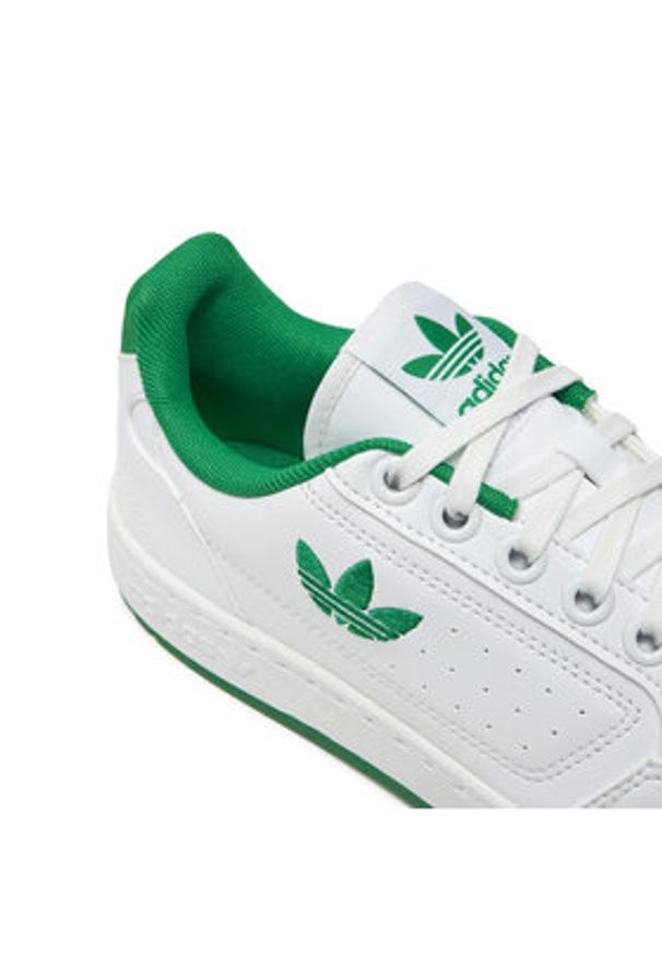 Adidas - adidas Sneakersy Ny 90 JI1893 Biały. Kolor: biały. Materiał: skóra