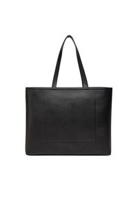 Calvin Klein Jeans Torebka Sculpted Slim Tote LV04K3070G Czarny. Kolor: czarny. Materiał: skórzane