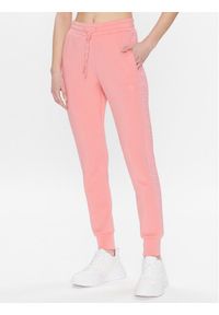 Guess Spodnie dresowe Allie V2YB18 K7UW2 Różowy Regular Fit. Kolor: różowy. Materiał: dresówka, wiskoza #1