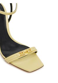 Elisabetta Franchi Sandały SA57L51E2 DC7 Żółty. Kolor: żółty. Materiał: skóra #4