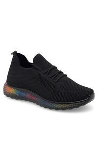 Jenny - JENNY Sneakersy WFA0610-4 Czarny. Kolor: czarny. Materiał: materiał #7
