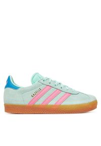 Adidas - adidas Sneakersy Gazelle JP7130 Zielony. Kolor: zielony. Materiał: zamsz, skóra. Model: Adidas Gazelle