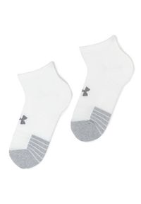 Under Armour Zestaw 3 par niskich skarpet unisex Heatgear Lo Cut Sock 1346753-100 Biały. Kolor: biały. Materiał: materiał #2