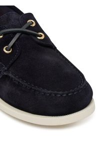 TOMMY HILFIGER - Tommy Hilfiger Mokasyny Hilfiger Suede Boat Shoe FW0FW09338 Granatowy. Kolor: niebieski. Materiał: zamsz, skóra #5