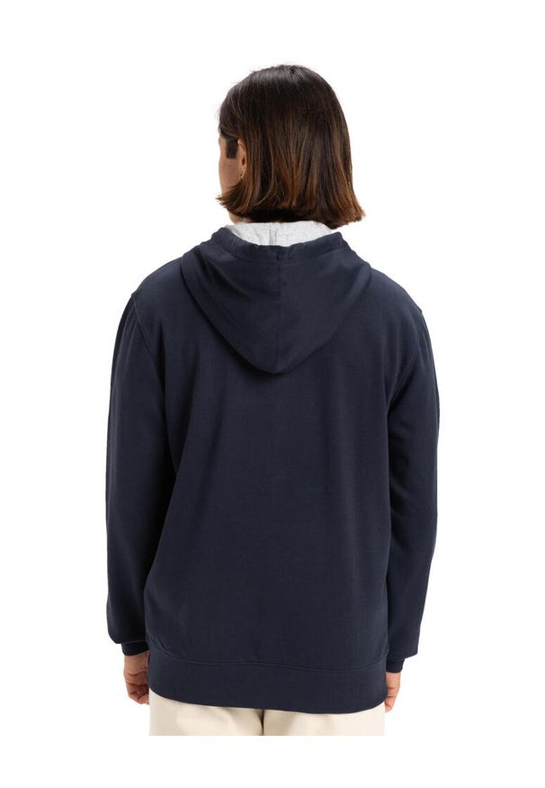 Quiksilver - Bluza na zamek dla Mężczyzn CIRCLE BACK Czarny. Kolor: niebieski. Materiał: bawełna, poliester, dzianina. Długość rękawa: długi rękaw. Długość: długie