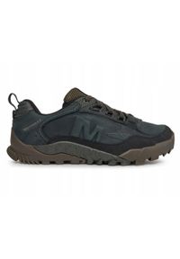 Merrell - Buty trekkingowe męskie MERRELL ANNEX TRAK skóra. Kolor: niebieski. Materiał: skóra. Sport: turystyka piesza