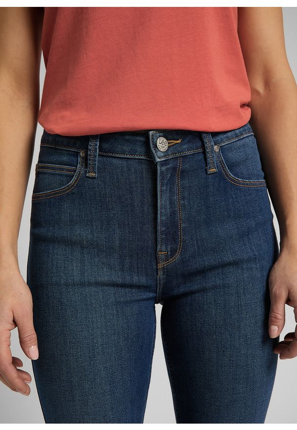 Lee - DAMSKIE SPODNIE JEANSOWE LEE Scarlett High MID USED L626SIVE 112114390