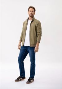 Volcano - Bluza ze stójką B-VINI. Okazja: na co dzień. Typ kołnierza: kołnierzyk stójkowy. Kolekcja: plus size. Materiał: bawełna, dzianina, materiał, tkanina. Wzór: gładki. Styl: sportowy, wizytowy, klasyczny, casual