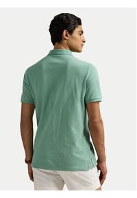 Polo Ralph Lauren Polo 710941439022 Zielony Custom Slim Fit. Typ kołnierza: polo. Kolor: zielony. Materiał: bawełna #5