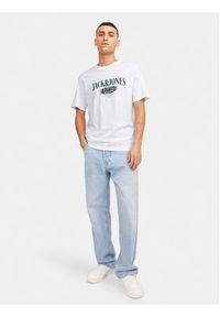 Jack & Jones - Jack&Jones T-Shirt Cobin 12250411 Biały Standard Fit. Kolor: biały. Materiał: bawełna #7