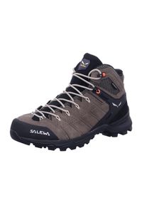 Buty Trekkingowe Damskie Salewa Alp Mate Mid Ptx. Kolor: wielokolorowy, szary, czarny. Styl: sportowy #1