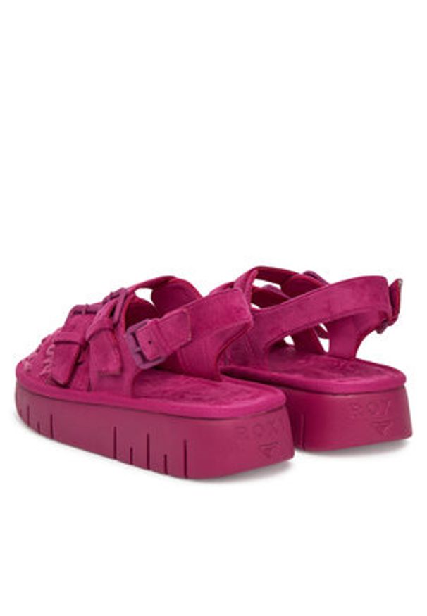 Roxy Sandały HY62277-2 Różowy. Kolor: różowy. Materiał: materiał