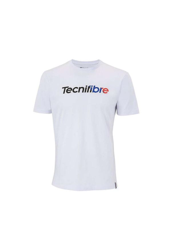 TECNIFIBRE - Koszulka Tecnifibre Club. Kolor: biały. Długość rękawa: krótki rękaw. Długość: krótkie. Sport: tenis