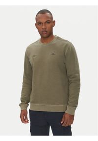 Aeronautica Militare Bluza 251FE1991F583 Khaki Regular Fit. Kolor: brązowy. Materiał: bawełna