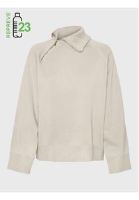 Vero Moda Golf Vivan 10271449 Écru Relaxed Fit. Typ kołnierza: golf. Materiał: syntetyk #4