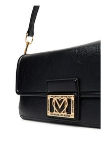 Love Moschino - LOVE MOSCHINO Torebka JC4086PP1NLI0000 Czarny. Kolor: czarny. Materiał: skórzane #4