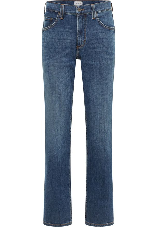 Mustang - Męskie Spodnie Jeansowe MUSTANG Big Sur Straight Denim Blue 1016052 5000 883