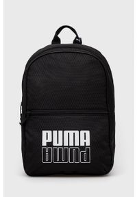 Puma Plecak damski kolor czarny mały z nadrukiem. Kolor: czarny. Wzór: nadruk #1