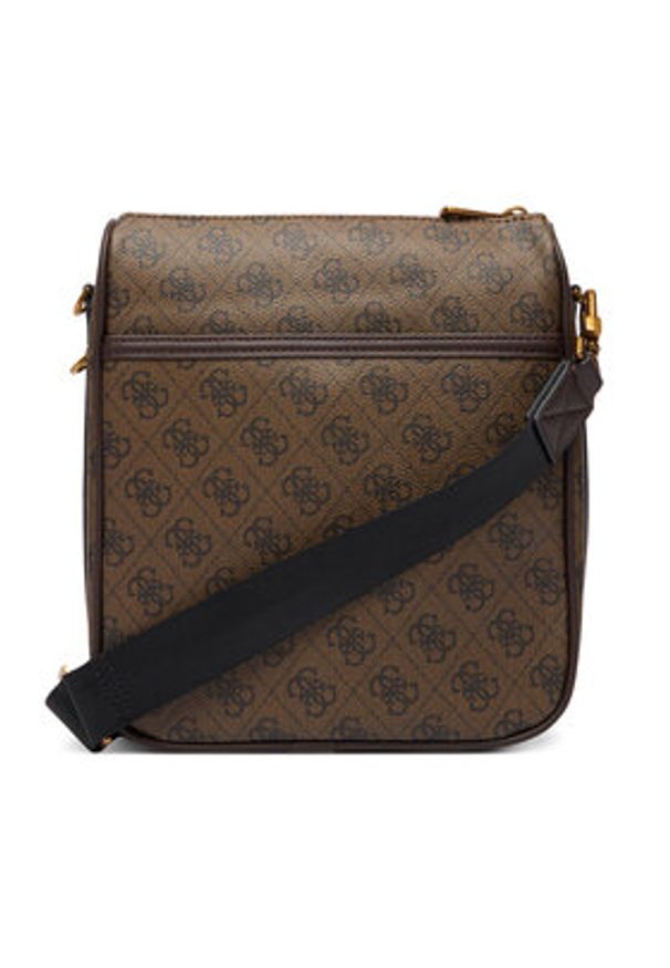 Guess Saszetka HMMILO P5417 Brązowy. Kolor: brązowy. Materiał: skóra