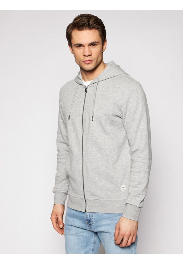 Jack & Jones Bluza Basic 12181901 Szary Regular Fit. Kolor: szary. Materiał: bawełna