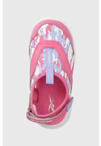 Reebok Classic sandały dziecięce Weebok Onyx Coast GZ0889 kolor różowy. Nosek buta: okrągły. Zapięcie: rzepy. Kolor: różowy. Materiał: materiał. Obcas: na obcasie. Wysokość obcasa: niski #2