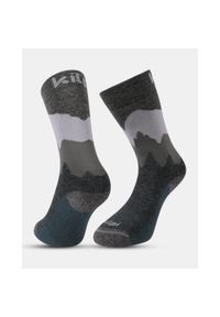 Uniseksowe skarpetki trekkingowe Kilpi NORS-U. Kolor: zielony. Sport: turystyka piesza #1