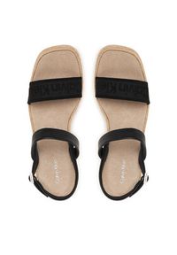 Calvin Klein Espadryle Wedge Espad 70 Webbing Lth HW0HW02901 Czarny. Kolor: czarny. Materiał: skóra #3
