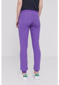 Colmar - Spodnie. Kolor: fioletowy. Materiał: dzianina. Wzór: gładki #4