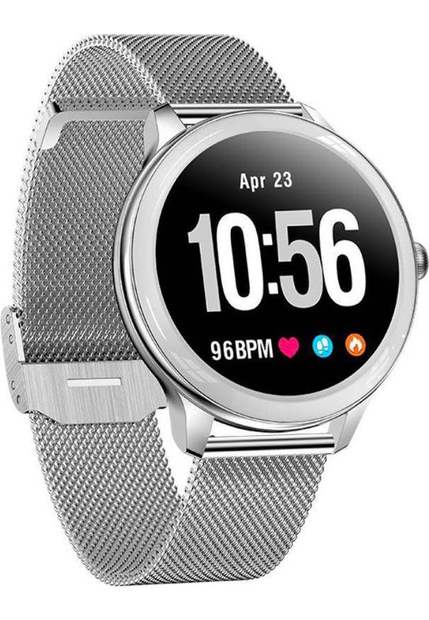 Smartwatch Rubicon RNCE90 Srebrny (RNCE90). Rodzaj zegarka: smartwatch. Kolor: srebrny