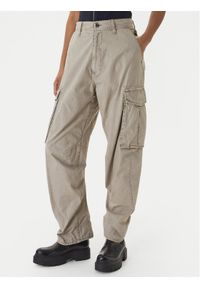 G-Star RAW - G-Star Raw Spodnie materiałowe D28756-D388 Beżowy Boyfriend Fit. Kolor: beżowy. Materiał: bawełna #1