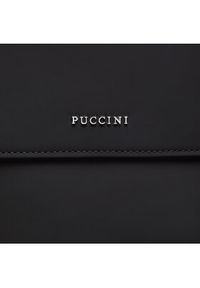 Puccini Plecak PM9021 Czarny. Kolor: czarny. Materiał: skóra