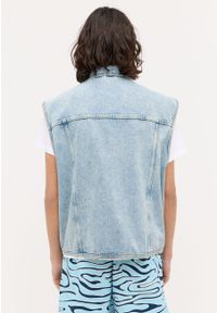 Mustang - MĘSKA KAMIZELKA JENSOWA MUSTANG Florida Vest Denim Blue 1015160 5000 212. Materiał: denim #5