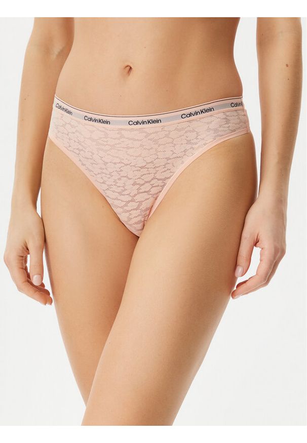 Calvin Klein Underwear Figi brazylijskie 000QD5233E Różowy. Kolor: różowy. Materiał: syntetyk