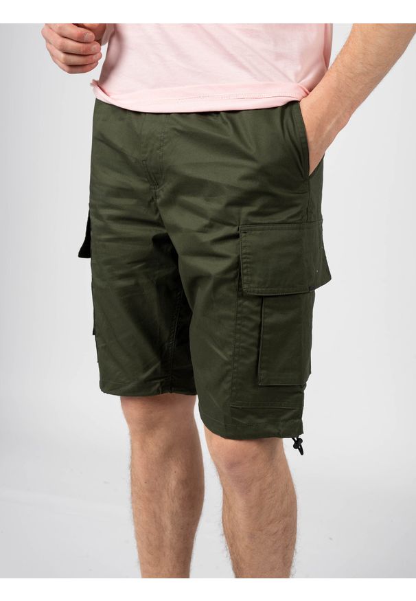 Antony Morato Szorty | MMSH00174-FA900125 | Mężczyzna | Khaki. Okazja: na co dzień. Kolor: brązowy. Materiał: bawełna. Wzór: nadruk, aplikacja. Styl: casual