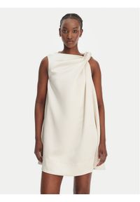Eleh Sukienka koktajlowa SS260328 Biały Relaxed Fit. Kolor: biały. Materiał: syntetyk. Styl: wizytowy #1