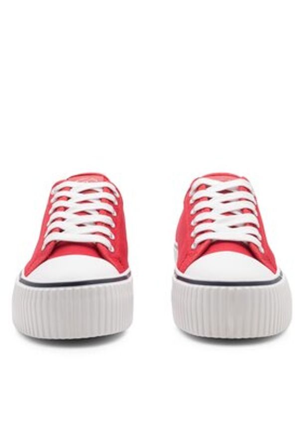 Beverly Hills Polo Club Trampki BHPC027M Czerwony. Kolor: czerwony. Materiał: materiał