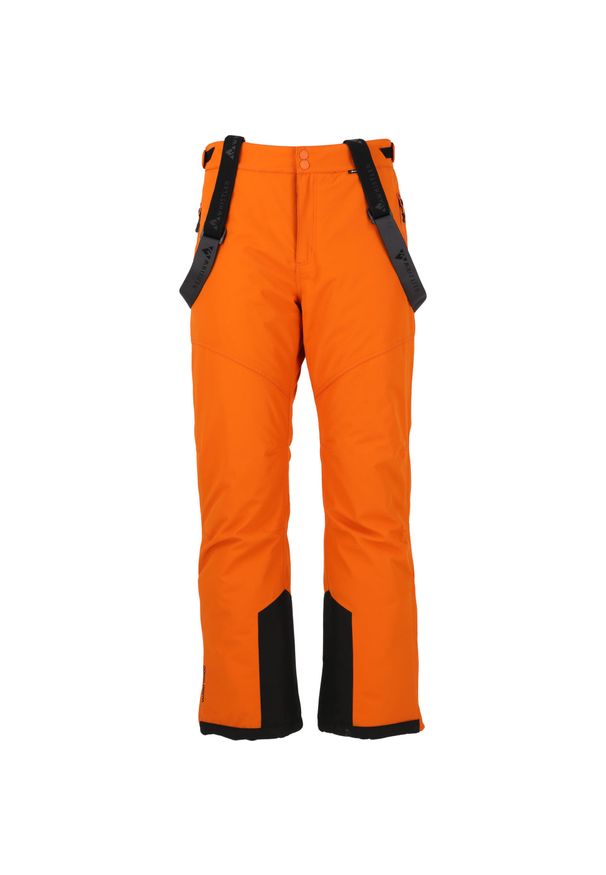 Dziecięce spodnie narciarskie Whistler Drizzle 10000. Kolor: czarny, wielokolorowy, pomarańczowy. Sezon: zima. Sport: narciarstwo