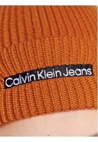 Calvin Klein Jeans Czapka Institutional K50K509895 Pomarańczowy. Kolor: pomarańczowy. Materiał: akryl #5