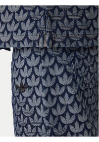 Adidas - adidas Koszula jeansowa Monogram KD0397 Niebieski Loose Fit. Kolor: niebieski. Materiał: bawełna #2