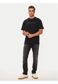 Tommy Jeans T-Shirt DM0DM19694 Czarny Regular Fit. Kolor: czarny. Materiał: bawełna #3