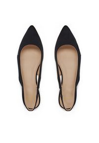 Love Moschino - LOVE MOSCHINO Baleriny JA11021G1MIM0000 Czarny. Kolor: czarny. Materiał: materiał #5