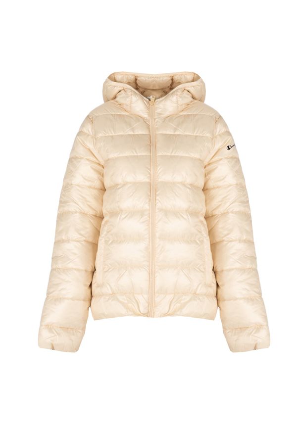 Champion Kurtka "Down Jacket" | 115750 | Kobieta | Beżowy. Kolor: beżowy. Materiał: poliester. Styl: sportowy, elegancki
