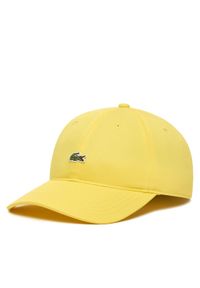 Lacoste Czapka z daszkiem RK0491 Żółty jasny. Kolor: żółty. Materiał: bawełna #1