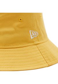 New Era Kapelusz Bucket Essential Tapere 60285014 Żółty. Kolor: żółty. Materiał: materiał #2