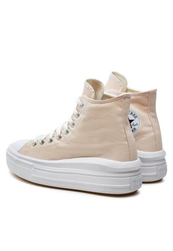 Converse Trampki Chuck Taylor All Star Move Platform Seasonal A12310C Różowy. Kolor: różowy. Materiał: materiał. Obcas: na platformie
