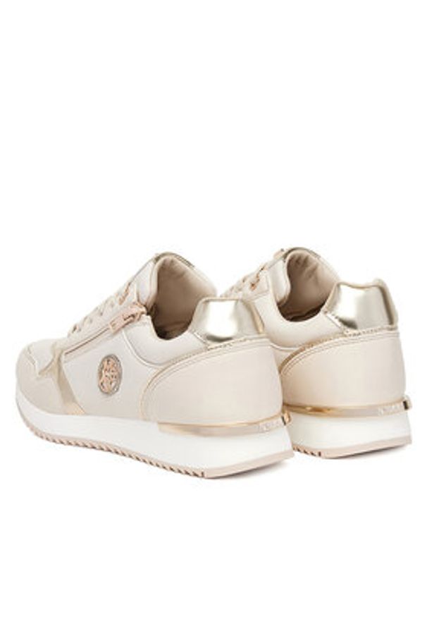 MEXX Sneakersy MI001013151W Beżowy. Kolor: beżowy. Materiał: skóra